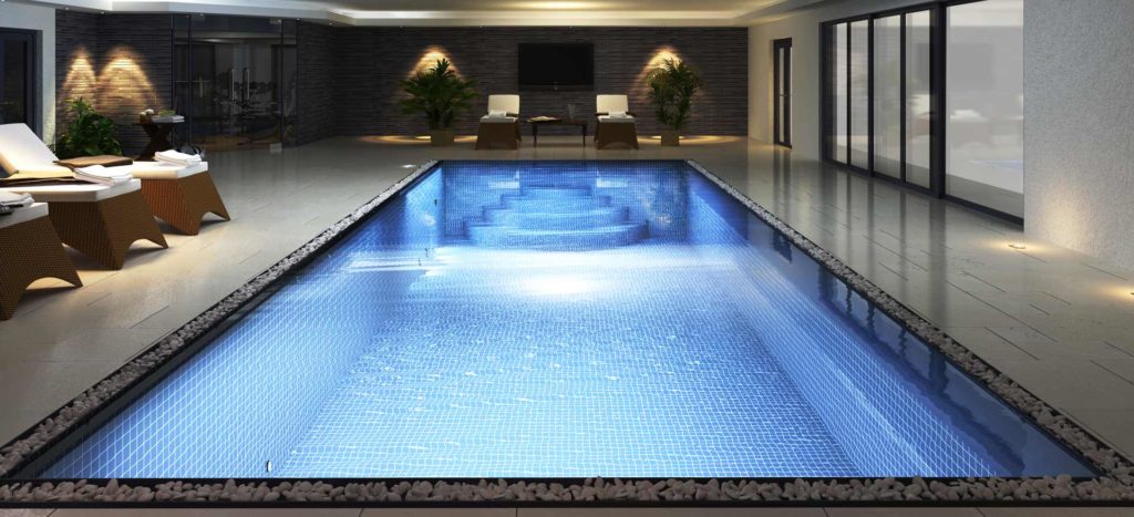 Swimming Pool Interior CGI