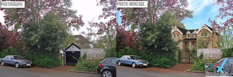 Photo montage 3D visualisation