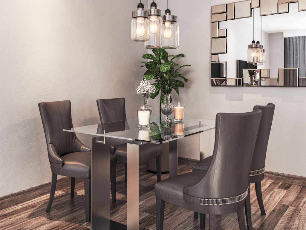 dining room interior CGI
