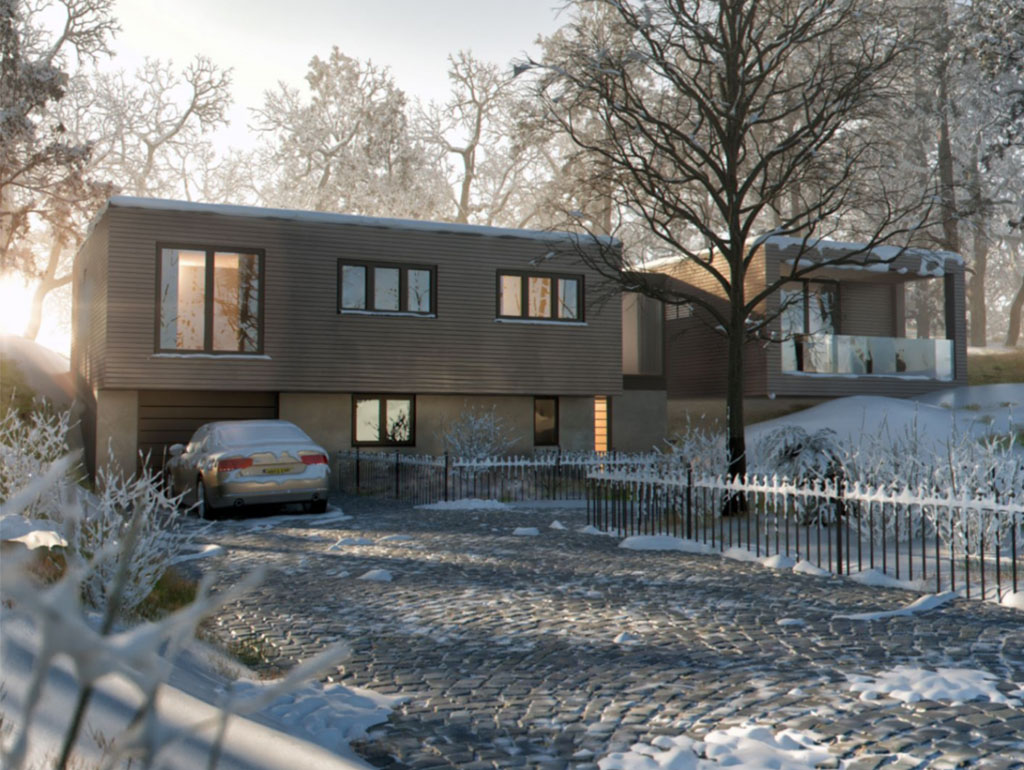 Atmospheric 3D visualisation of a home