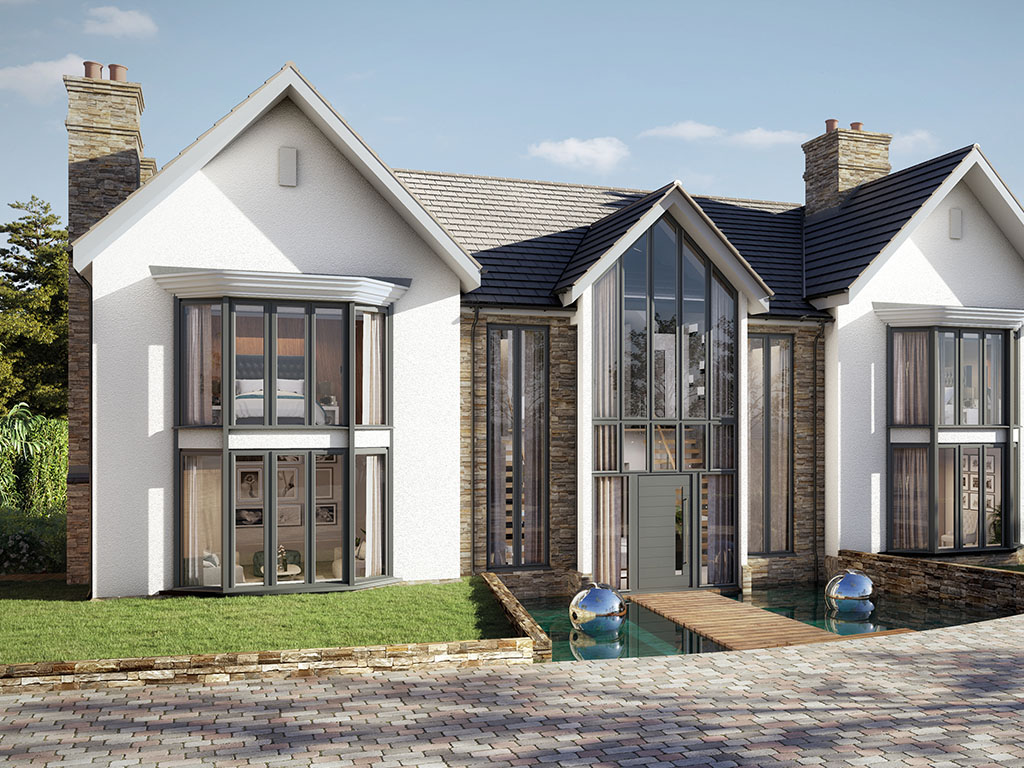Exterior CGI - detached house