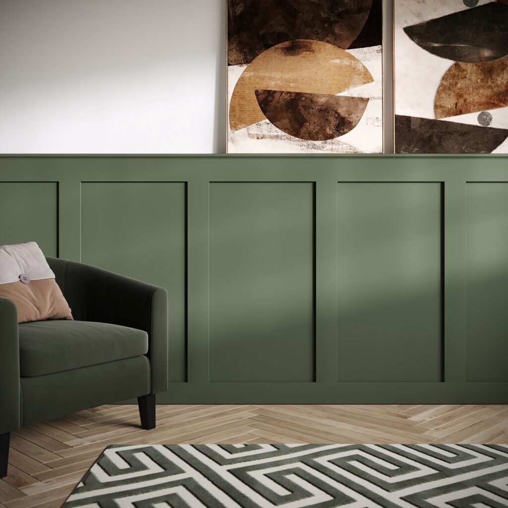 Product CGI of wall panelling, option 1