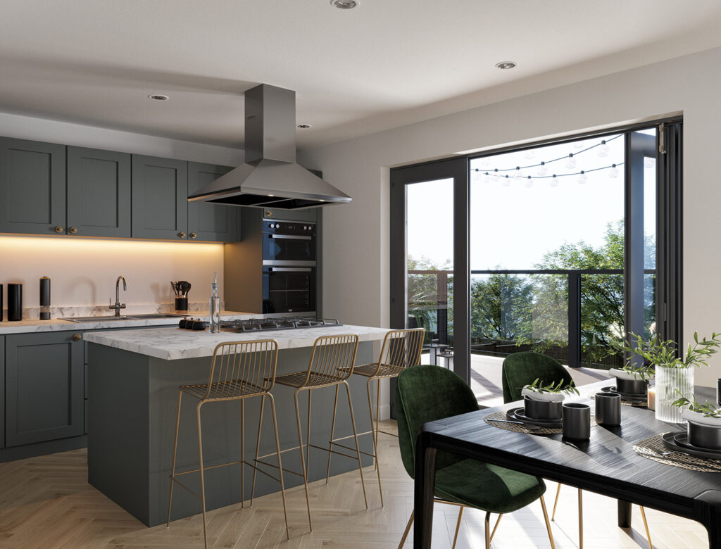 Dupl Apartment Kitchen CGI quick turnaround