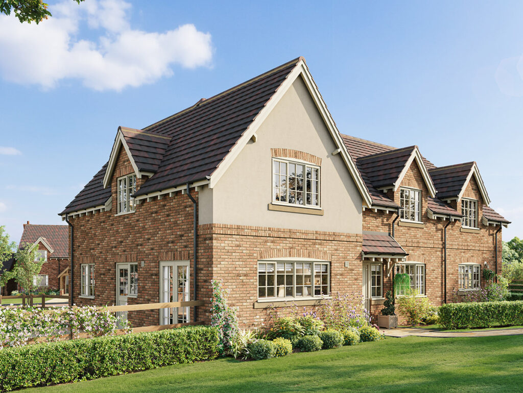 CGI image of a house used in CGI animations