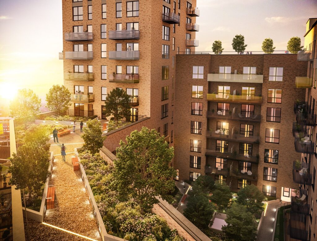 Apartment block Liondon CGI